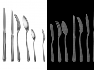 Classic Cutlery 12 Pieces COLLECTION 3D Model