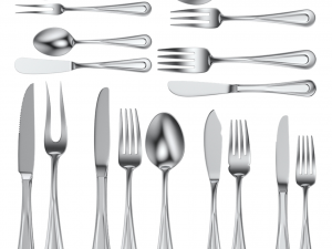 Classic Cutlery 17 Pieces COLLECTION 3D Модель