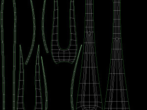 Classic Cutlery 17 Pieces COLLECTION 3D Model