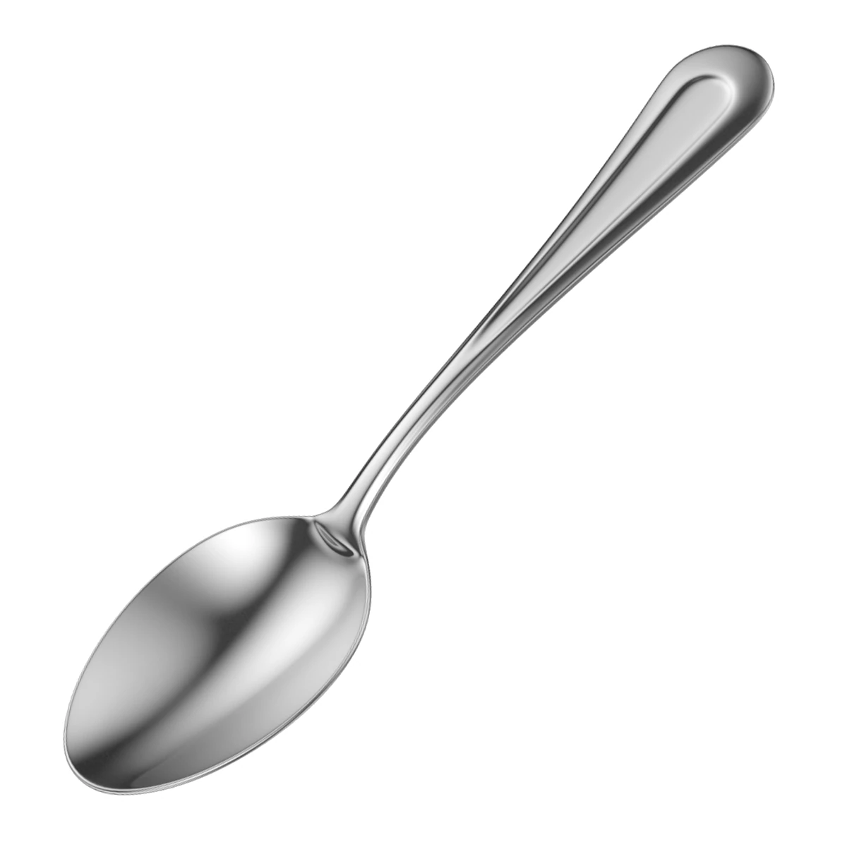 Table Dinner Spoon Classic Cutlery 3D Model .c4d .max .obj .3ds .fbx .stl .blend 