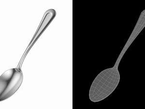 Table Dinner Spoon Classic Cutlery 3D Model