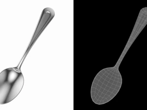Table Dinner Spoon Classic Cutlery 3D Model