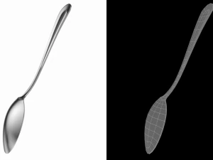 Table Dinner Spoon Classic Cutlery 3D Model