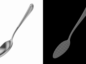 Table Dinner Spoon Classic Cutlery 3D Model
