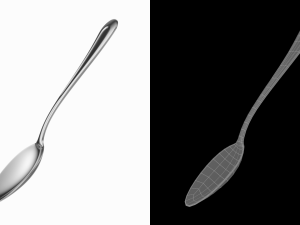 Table Dinner Spoon Classic Cutlery Modèle 3D