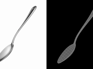 Table Dinner Spoon Classic Cutlery 3D Model