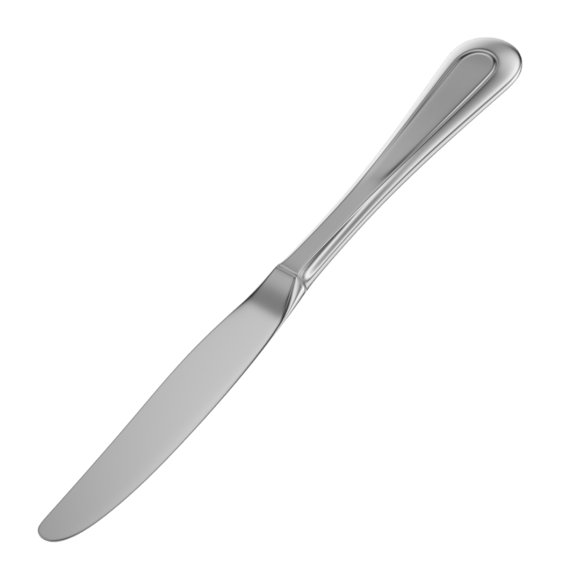 Table Dinner Knife Classic Cutlery Modello 3D .c4d .max .obj .3ds .fbx .stl .blend 