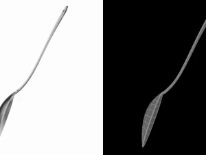 Tea Spoon Classic Cutlery 3D Model