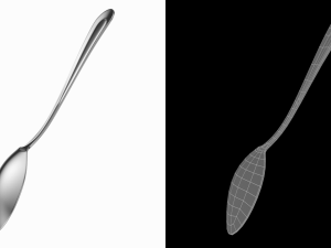 Tea Spoon Classic Cutlery 3D Model