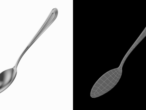Tea Spoon Classic Cutlery 3D Model