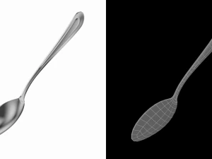 Tea Spoon Classic Cutlery 3D Model