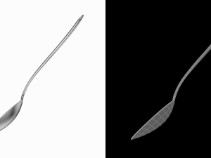 Tea Spoon Classic Cutlery 3D Model