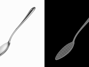 Tea Spoon Classic Cutlery 3D Model