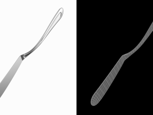Butter Spreader Knife Classic Cutlery 3D Модель