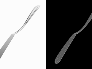 Butter Spreader Knife Classic Cutlery 3D Модель