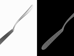 Butter Spreader Knife Classic Cutlery 3D Модель