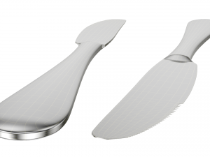 Dessert Knife Fork Spoon Generic Cutlery Modèle 3D