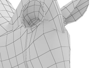 Zebra Animal Base Mesh 3Dモデル