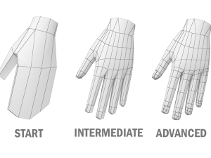 Natural Female on Toes in T-Pose Base Mesh Modelo 3D