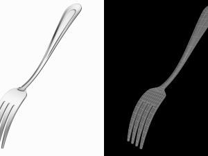 Salad Fork Classic Cutlery 3D Модель