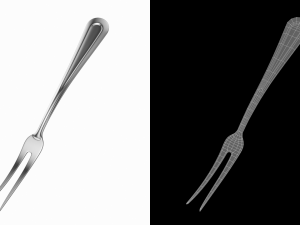 Fruit Fork Classic Cutlery 3D Model