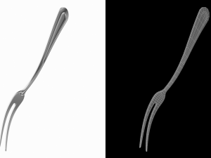 Fruit Fork Classic Cutlery 3D Model