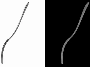 Fruit Fork Classic Cutlery 3D Model