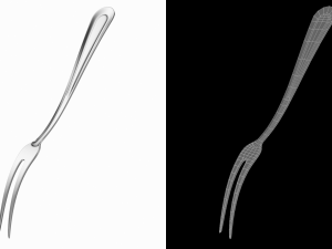 Fruit Fork Classic Cutlery 3D Model