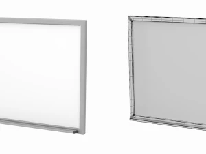 Whiteboard PBR 3D Modell