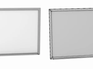 Whiteboard PBR 3D Modell