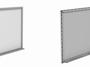 Whiteboard PBR 3D Modell