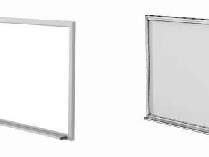 Whiteboard PBR 3D Modell