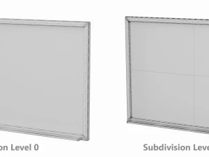 Whiteboard PBR 3D Modell