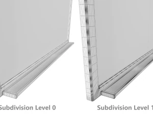Whiteboard PBR 3D Modell