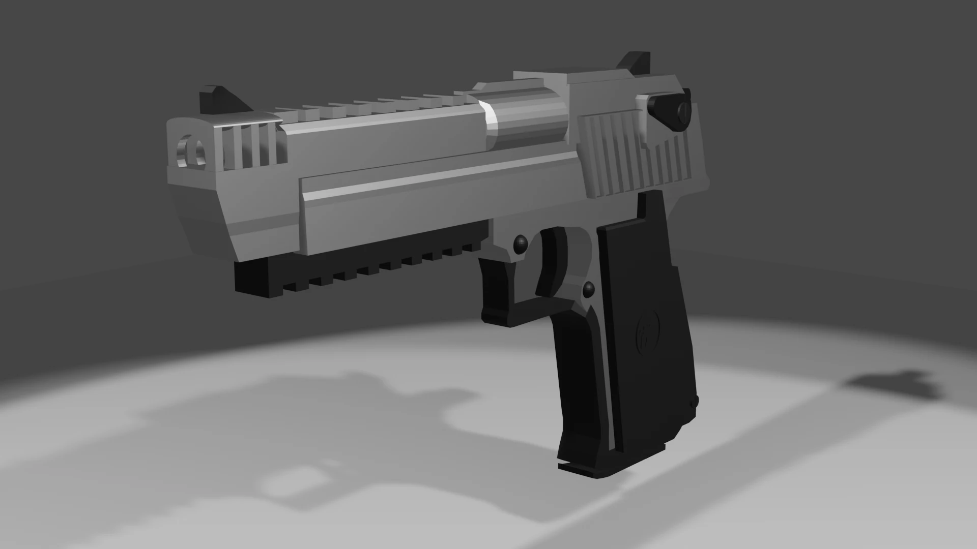 Desert Eagle 3D Model .c4d .max .obj .3ds .fbx .stl .blend
