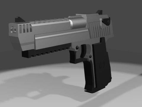 &Aacute;guia do Deserto Modelo 3D