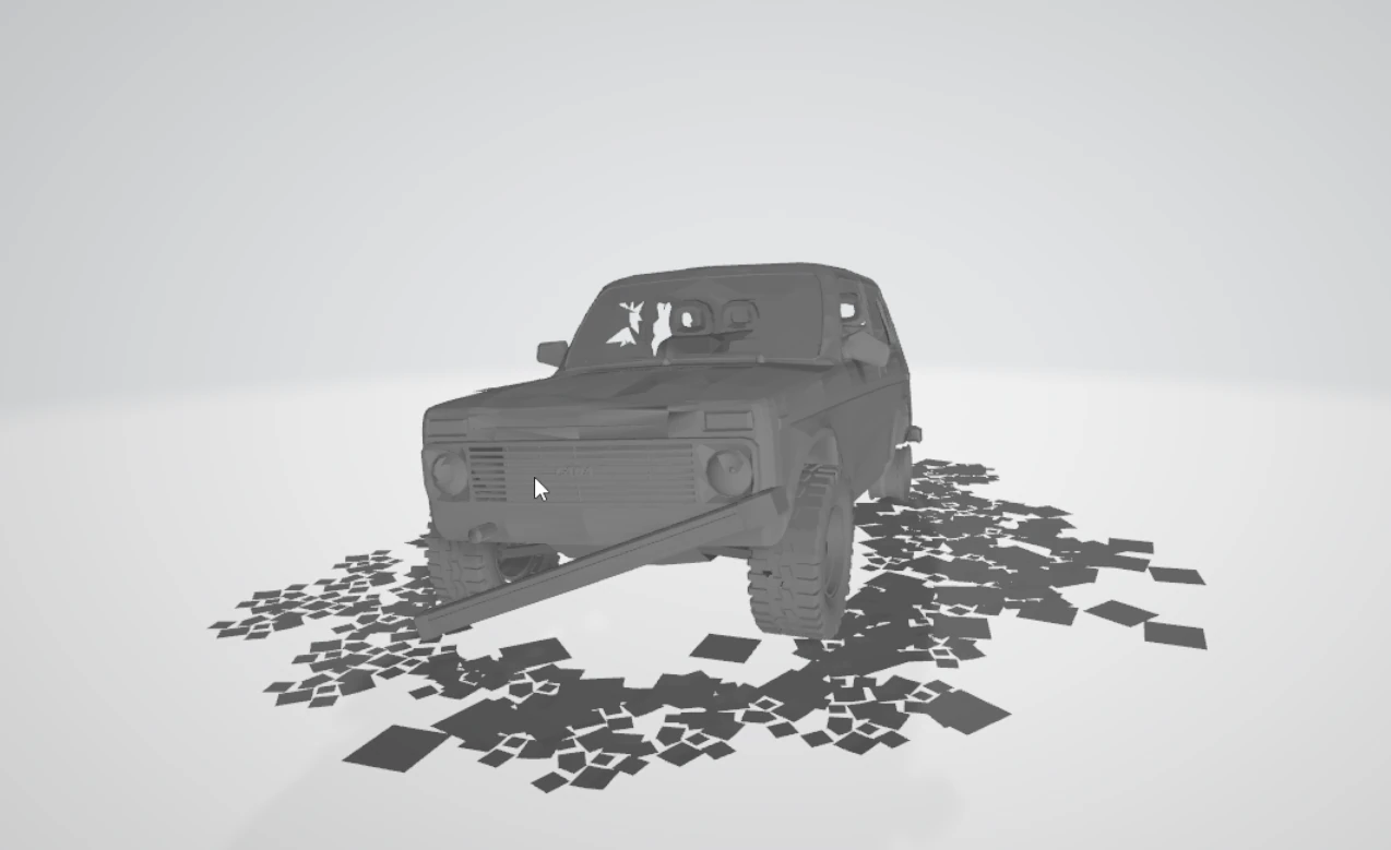 Niva 3D Model .c4d .max .obj .3ds .fbx .stl .blend 