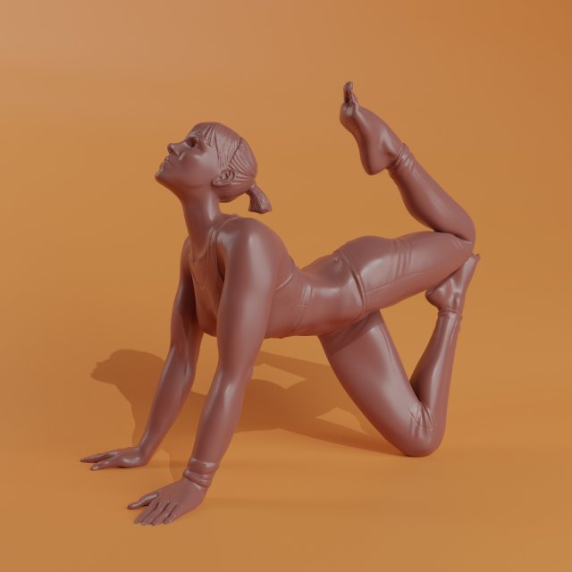 Yoga 1 3D Print Model .c4d .max .obj .3ds .fbx .stl .blend 