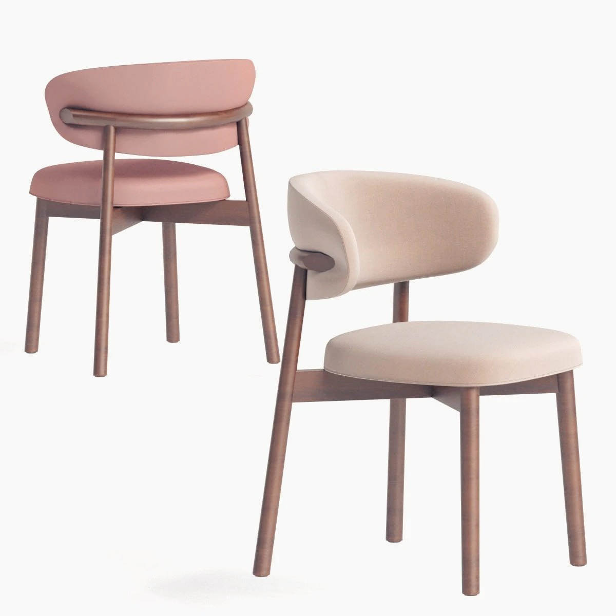 Oleandro chair by Calligaris 3D Model .c4d .max .obj .3ds .fbx .stl .blend 