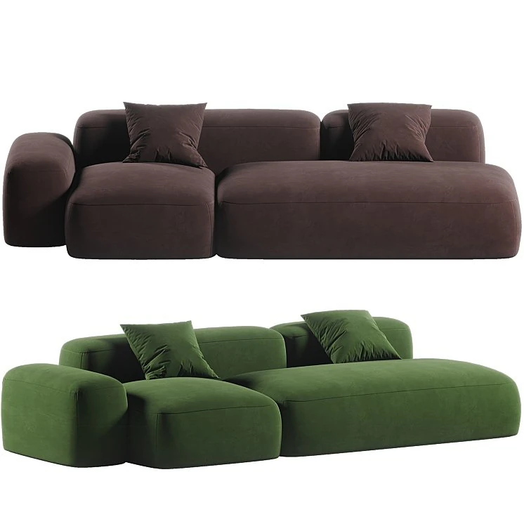 Bubble sofa 3D Model .c4d .max .obj .3ds .fbx .stl .blend 
