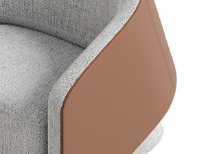 ROUND armchair 3D 模型
