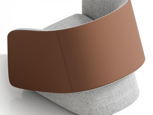 ROUND armchair 3D 模型