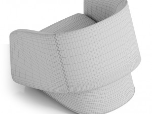 ROUND armchair 3D 模型