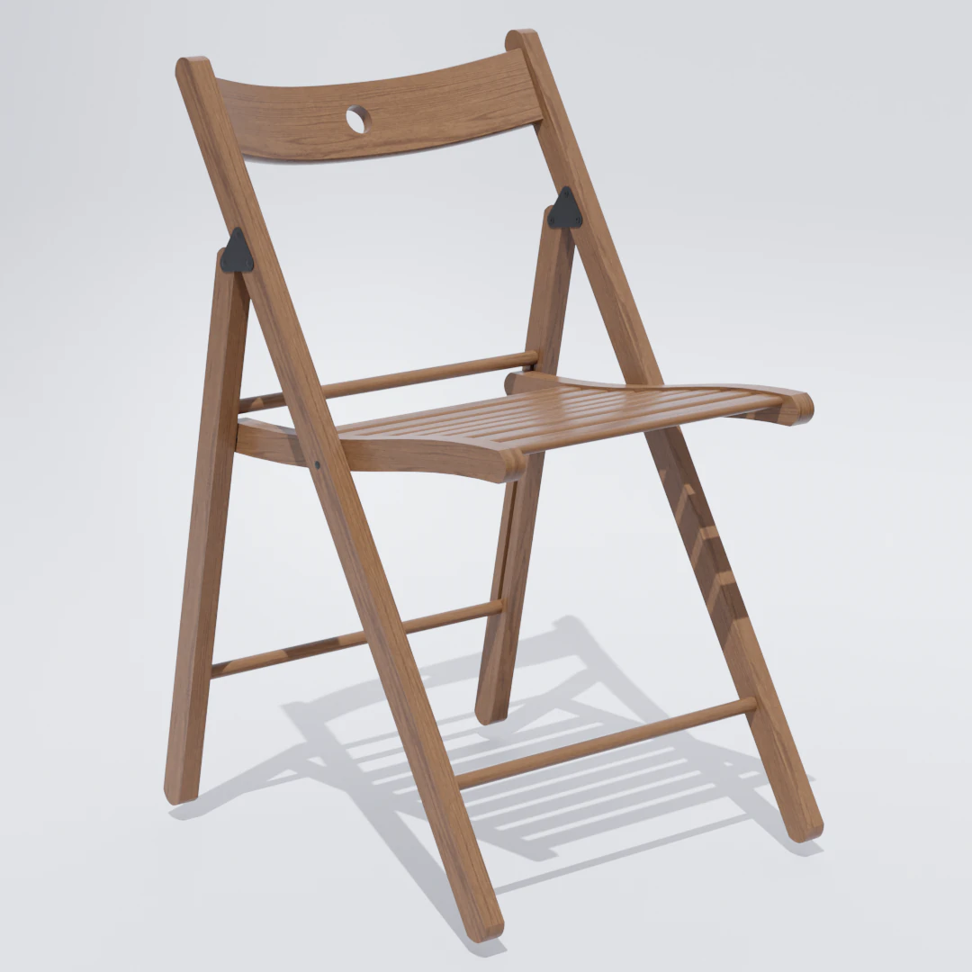 IKEA foldable chair TERJE 3D Model in Chair 434632 | 3DExport