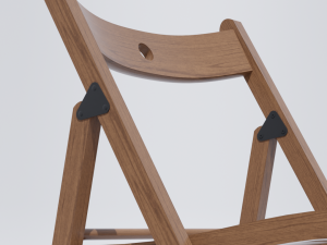 IKEA foldable chair TERJE Modelo 3D