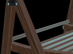 IKEA foldable chair TERJE Modelo 3D