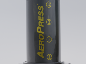 Aeropress coffeemaker 3D Model
