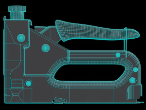 Manual Staple-Gun 3D Model