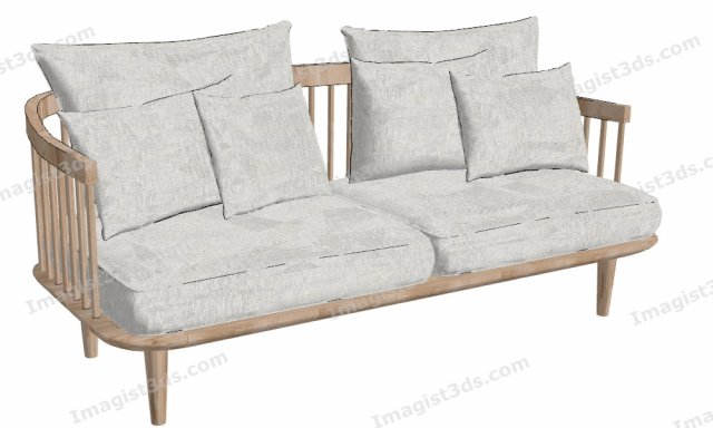 030063- Couch Model 3D .c4d .max .obj .3ds .fbx .stl .blend 