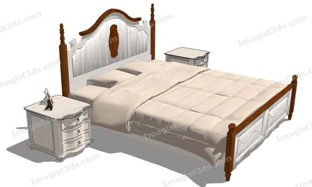Imagist3ds 020069 - Beds 3D Model .c4d .max .obj .3ds .fbx .stl .blend 
